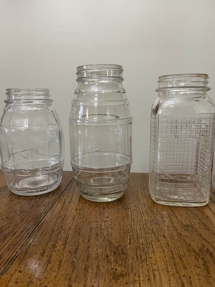 What are these old jars with numbers on the bottom?