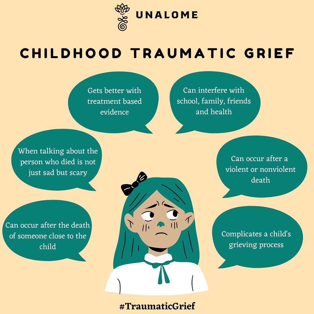 Unalome - Childhood Traumatic Grief is a condition in which children ...