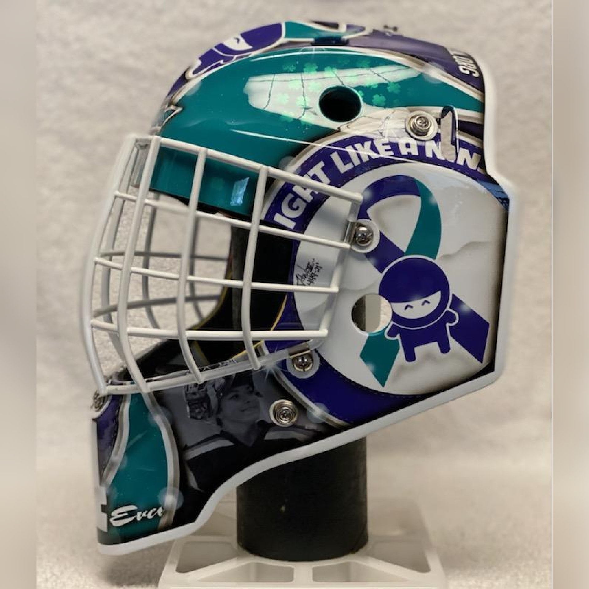 Scheels IcePlex - The helmet for this years Fight Like a...