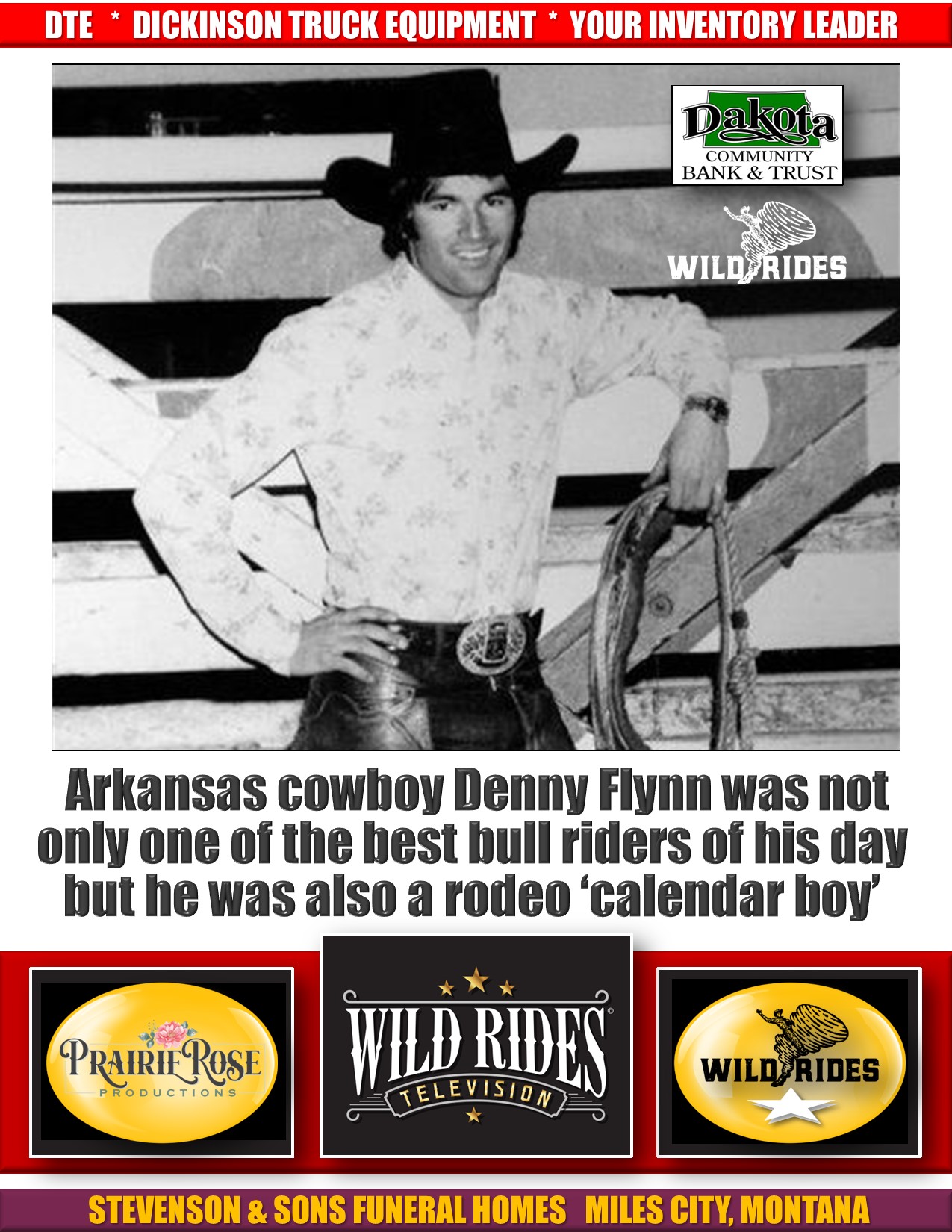 Wild Rides TV - Denny Flynn, during his impressive hall of fame bull ...
