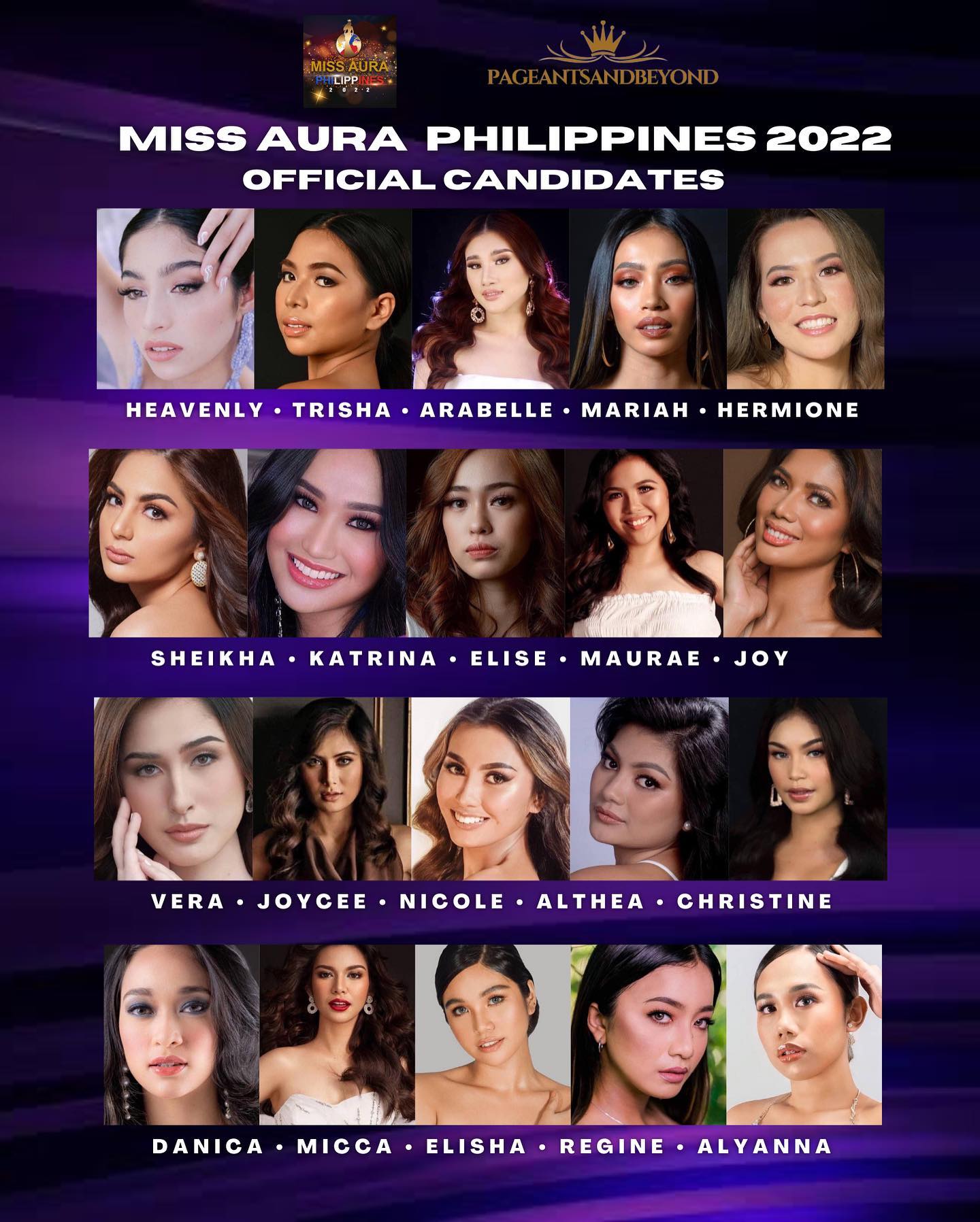 Pageants&Beyond - Meet the 20 lovely ladies will compete...
