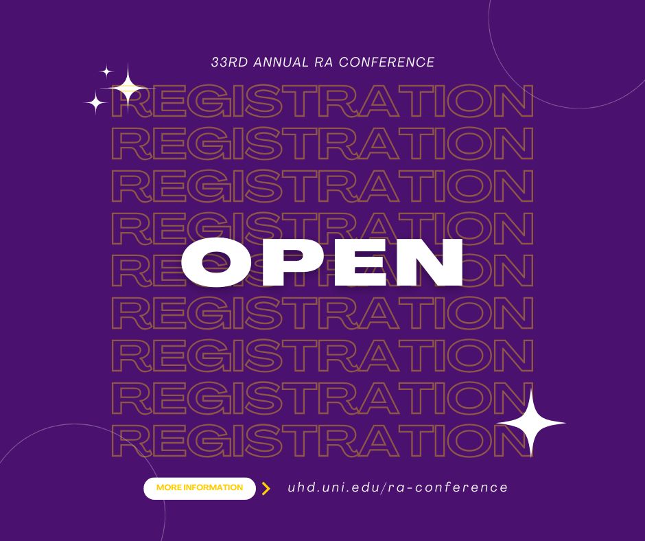 The moment we've all been waiting... - UNI RA Conference