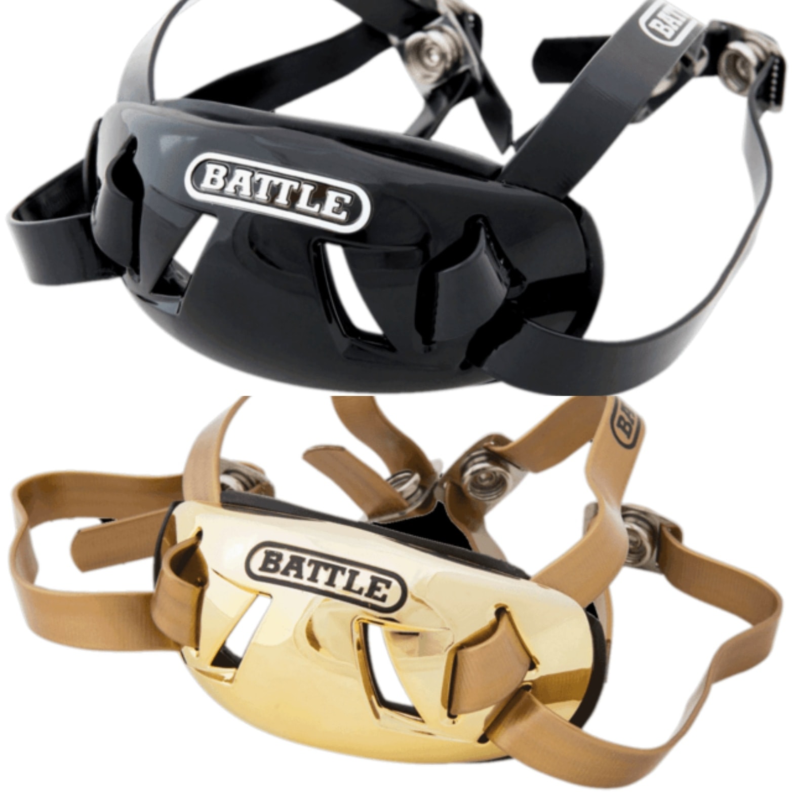 Battle Sports Youth Protective Football Chin Strap - One Size Fits Most, Face Protection For Young Players