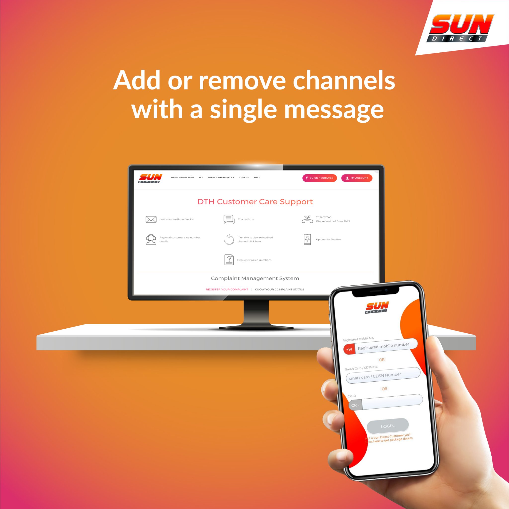 Sun Direct DTH - It’s easy to add or remove channels in... | Facebook