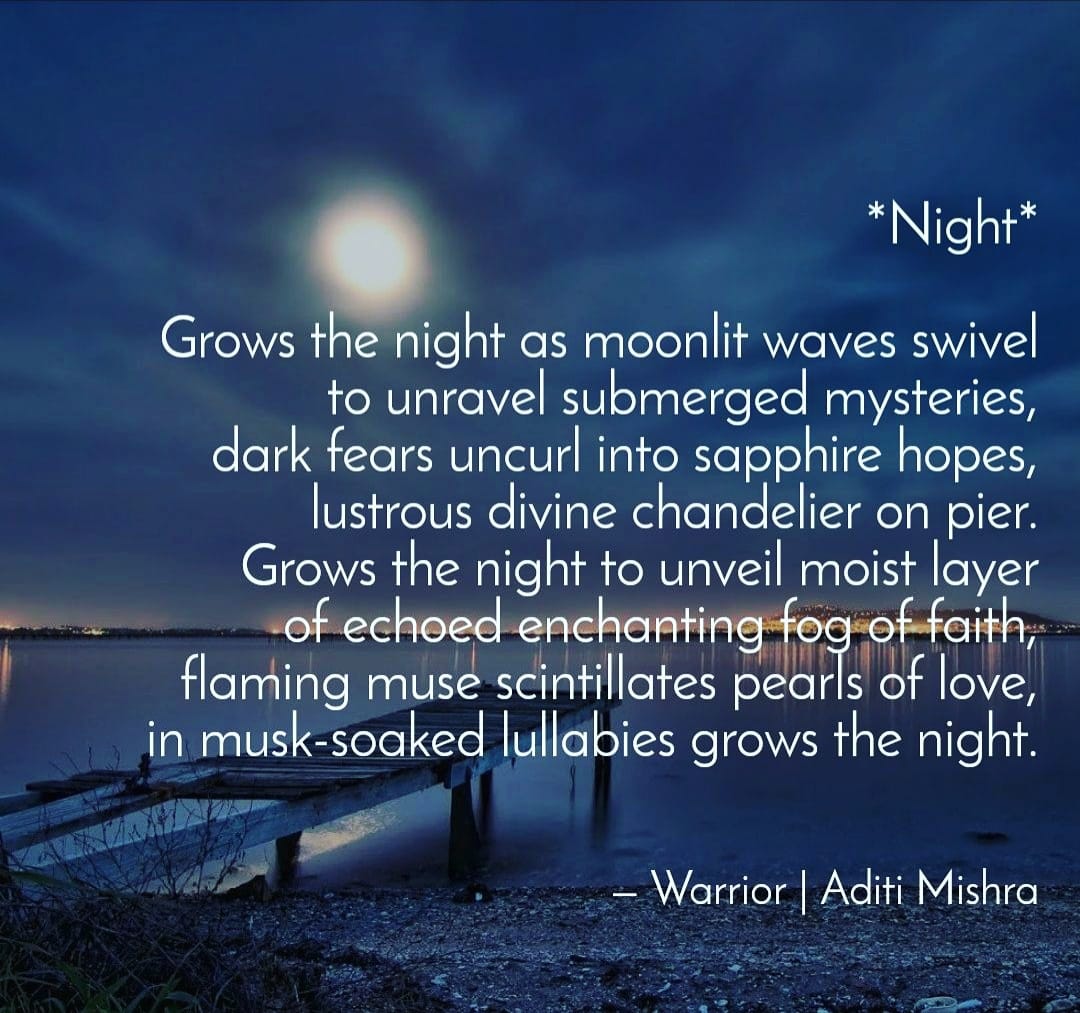 This poem consists of 8 non-rhyming... - Half Vintage Pages
