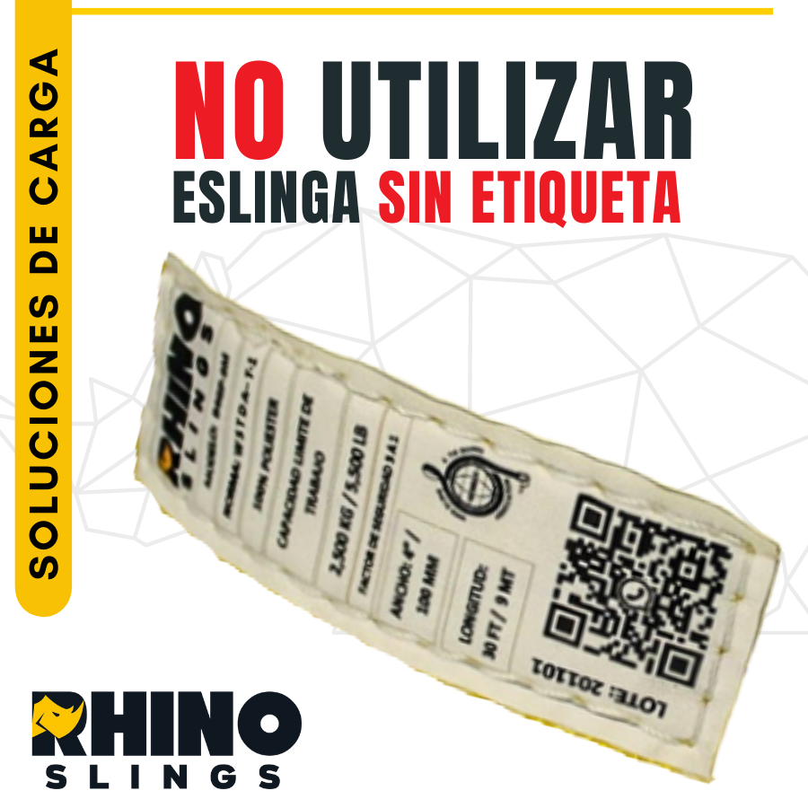 Rhino Slings - De acuerdo a la normativa de la WSTDA, no...