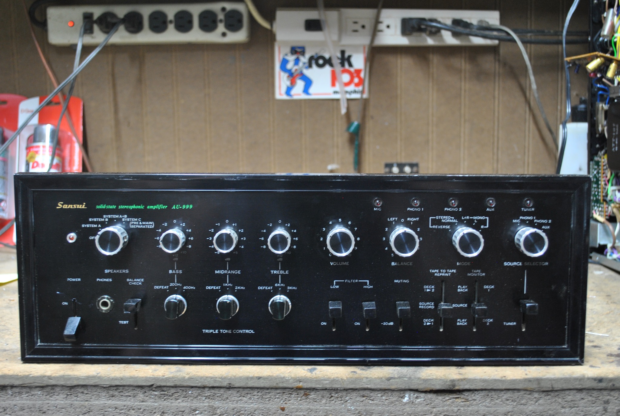 Sansui AU-6500 amplifier repair and upgrade