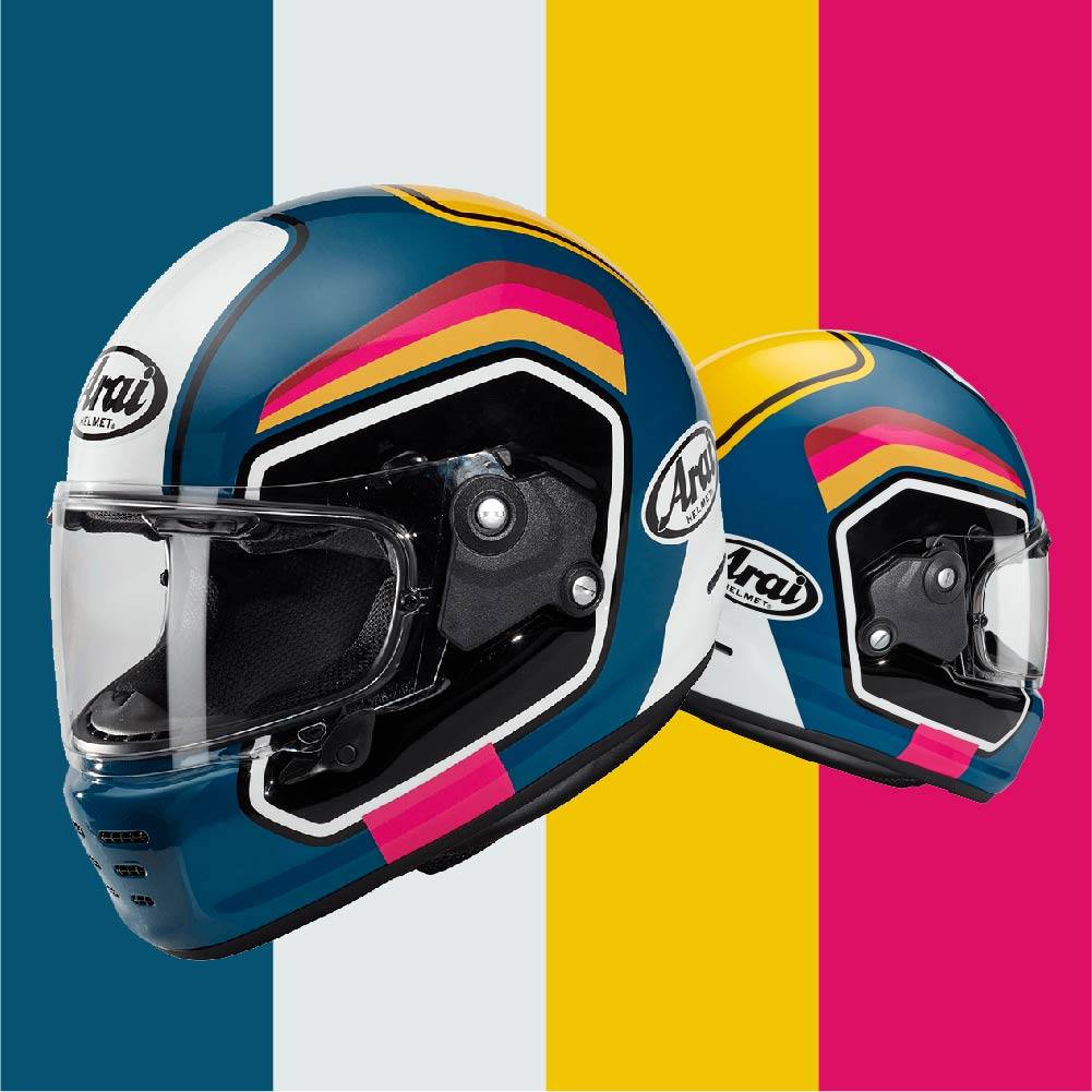 Introducing the NEW Arai Rapide - a helmet that fits in with your