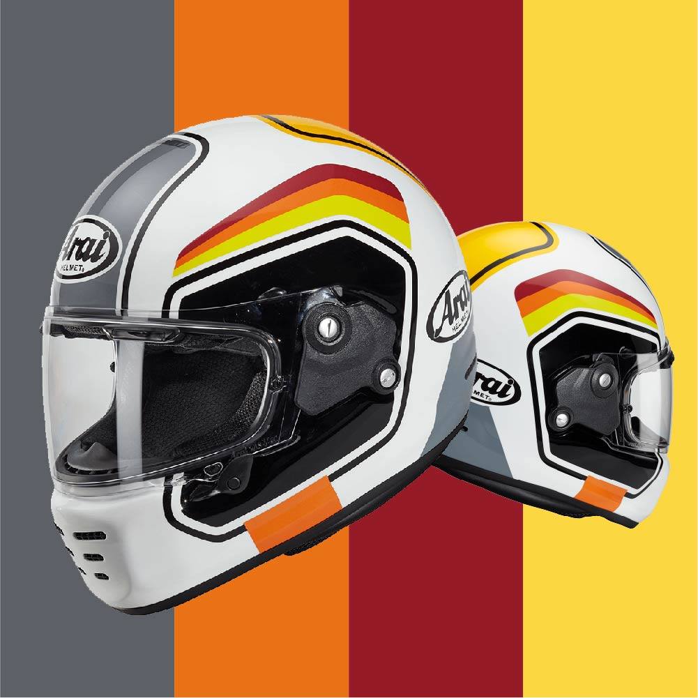 Introducing the NEW Arai Rapide - a helmet that fits in with your