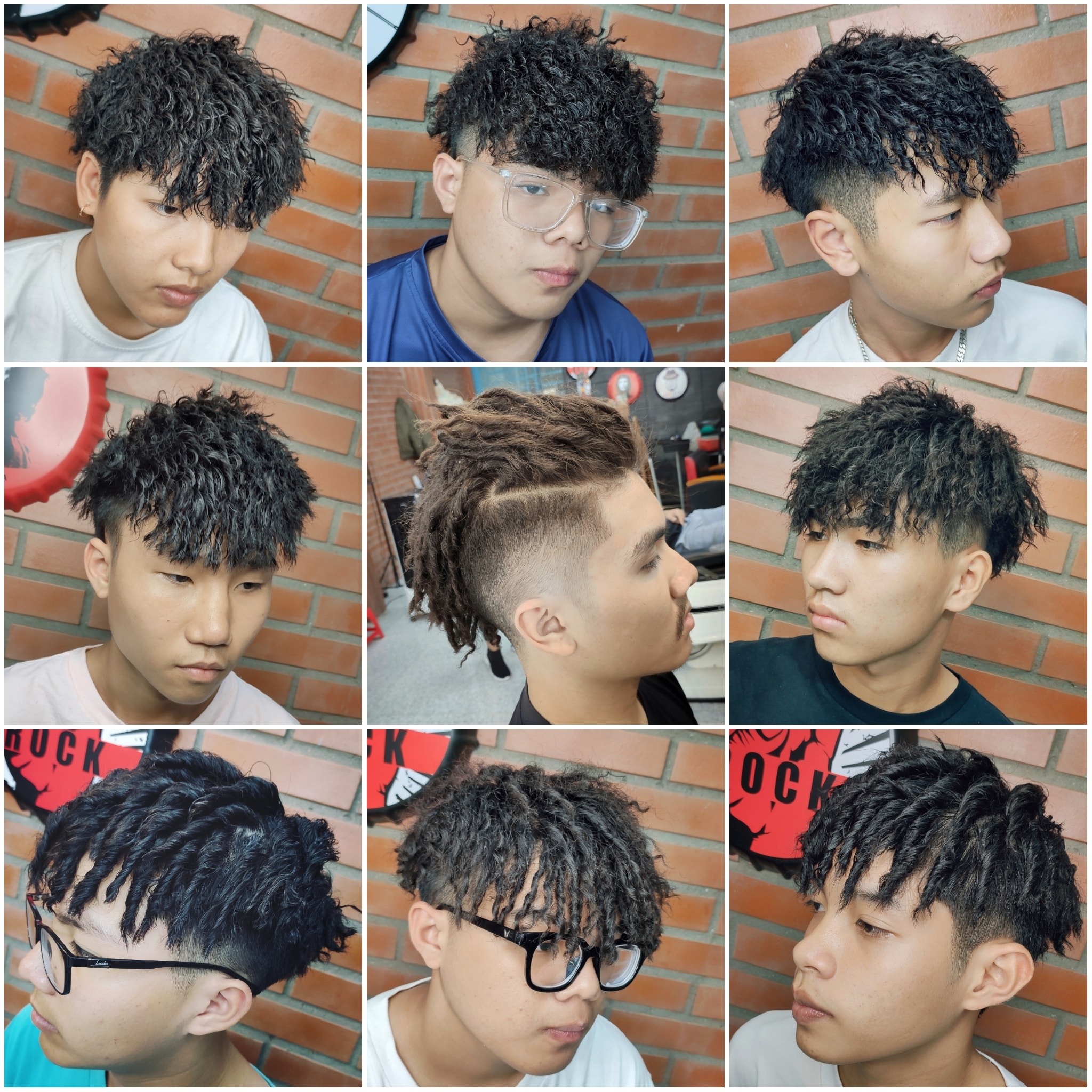 Tổng hợp tóc nam uốn curly cho cá tính độc đáo