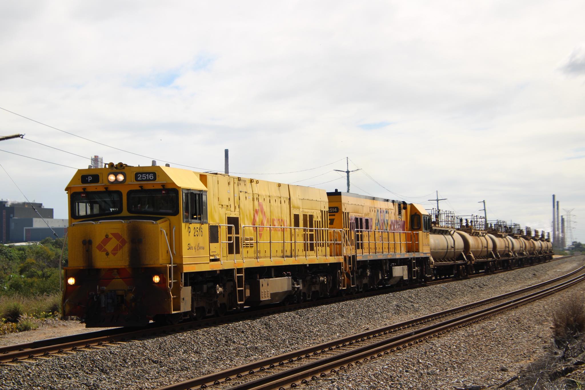 Narrow Gauge Enthusiasts Group | Aurizon ACN 4168 on a caustic soda ...