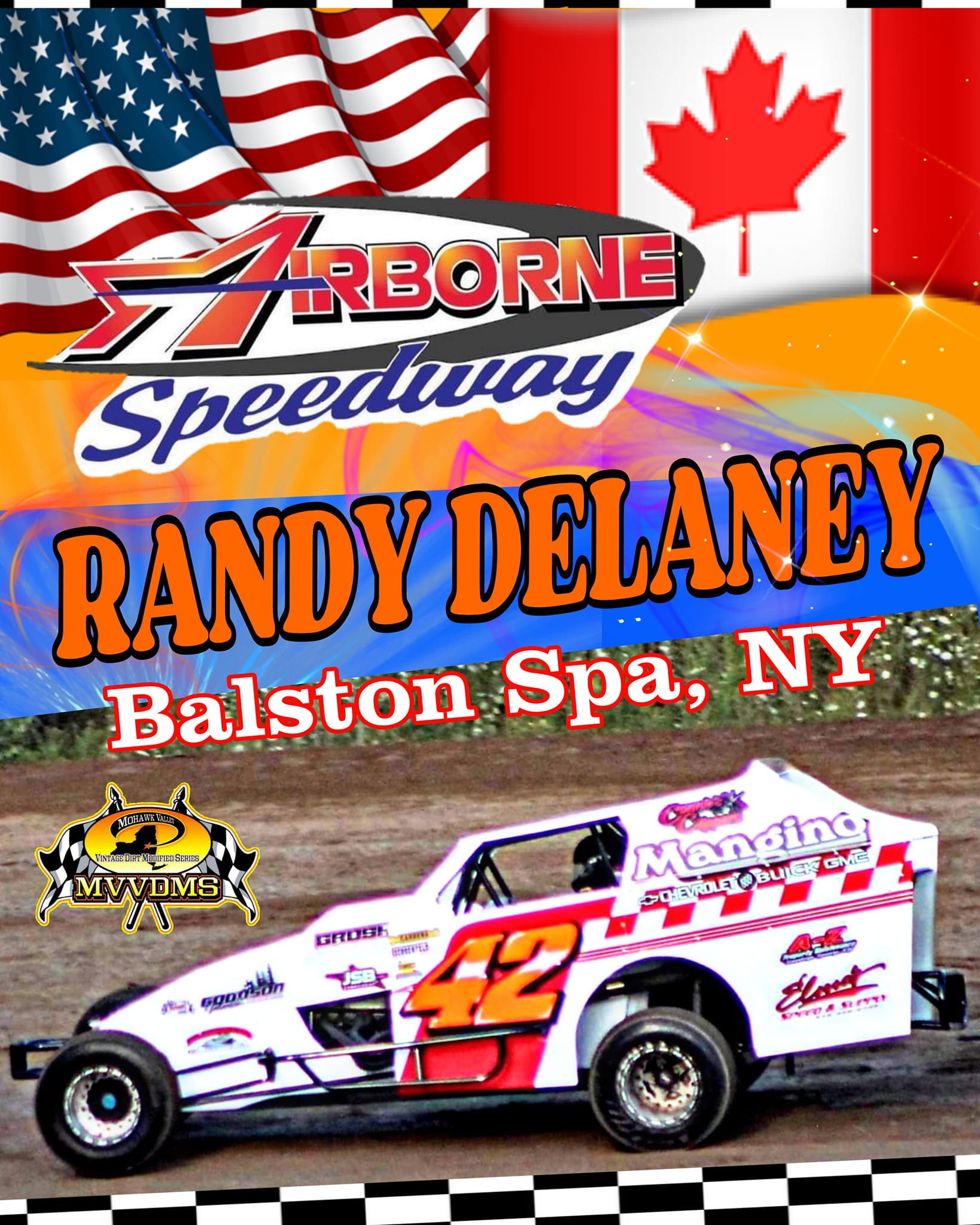 Mohawk Valley Vintage Dirt Modified Series - 𝗥𝗔𝗡𝗗𝗬 𝗗𝗘𝗟𝗔𝗡𝗘𝗬 will be ...