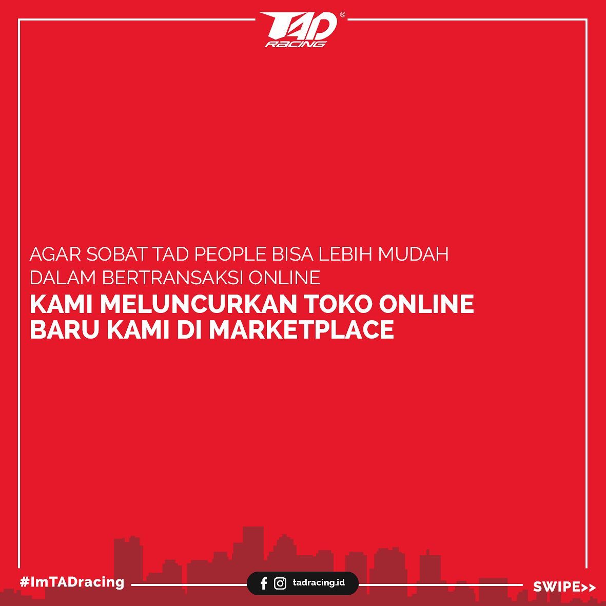 TAD Racing - Toko resmi TAD Racing Indonesia yang baru... | Facebook