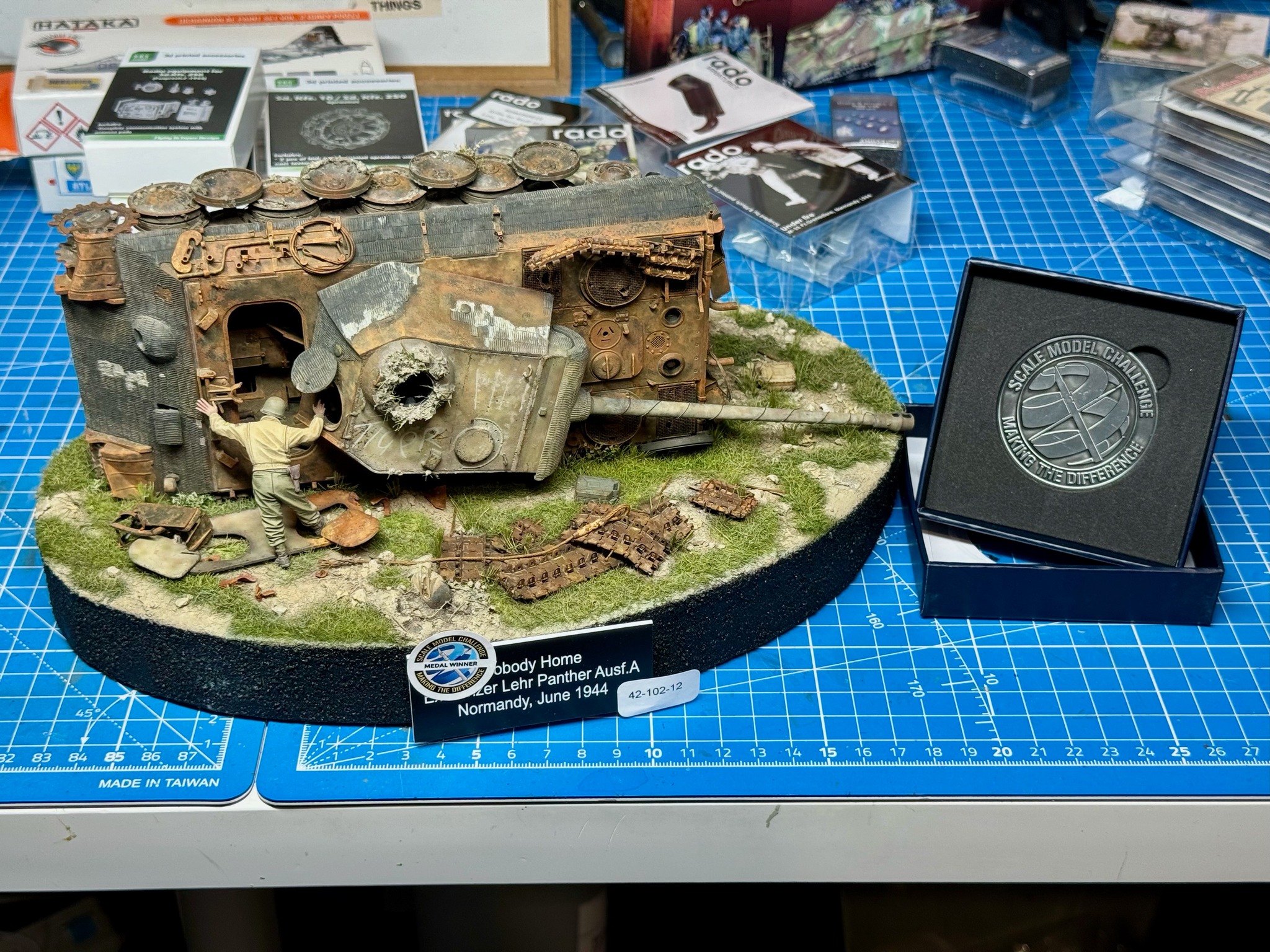 SD Scale Models - .. and was awarded a silver medal in...