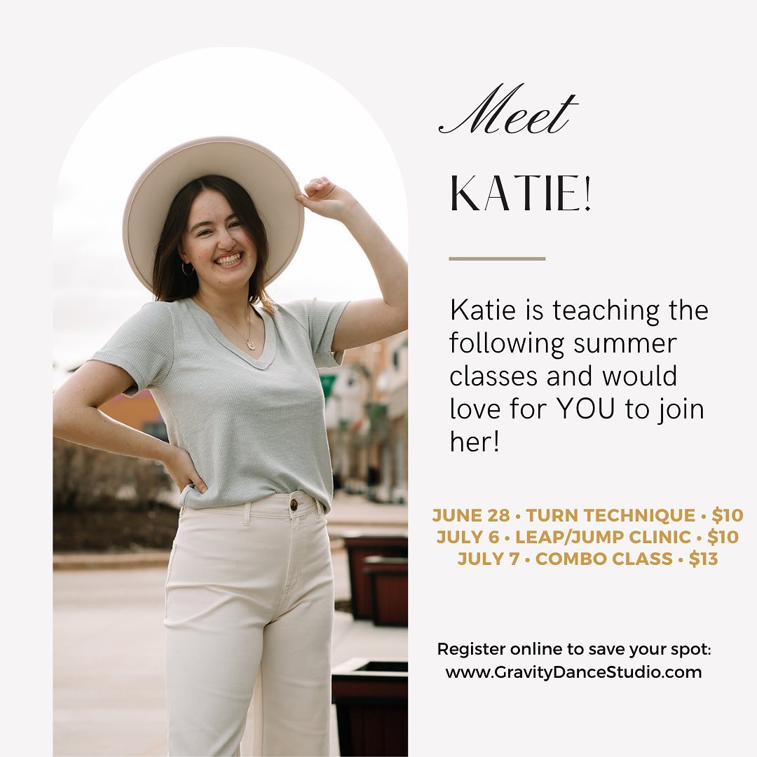 Gravity Dance - Meet Katie! 👋🏼 Katie Patnode grew up in...