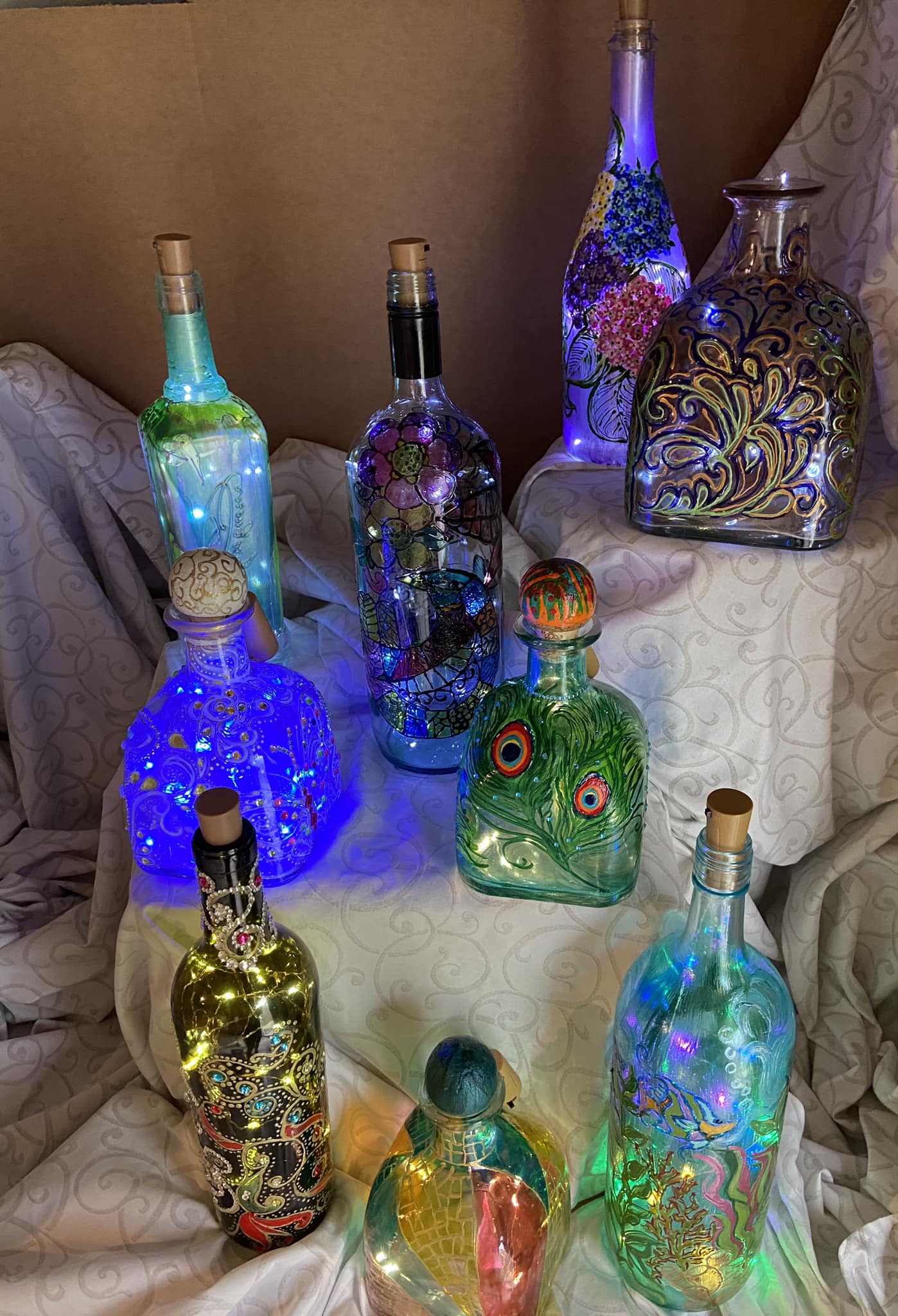 J’s Upcycled WineBottles &Crafts Jbottleart.