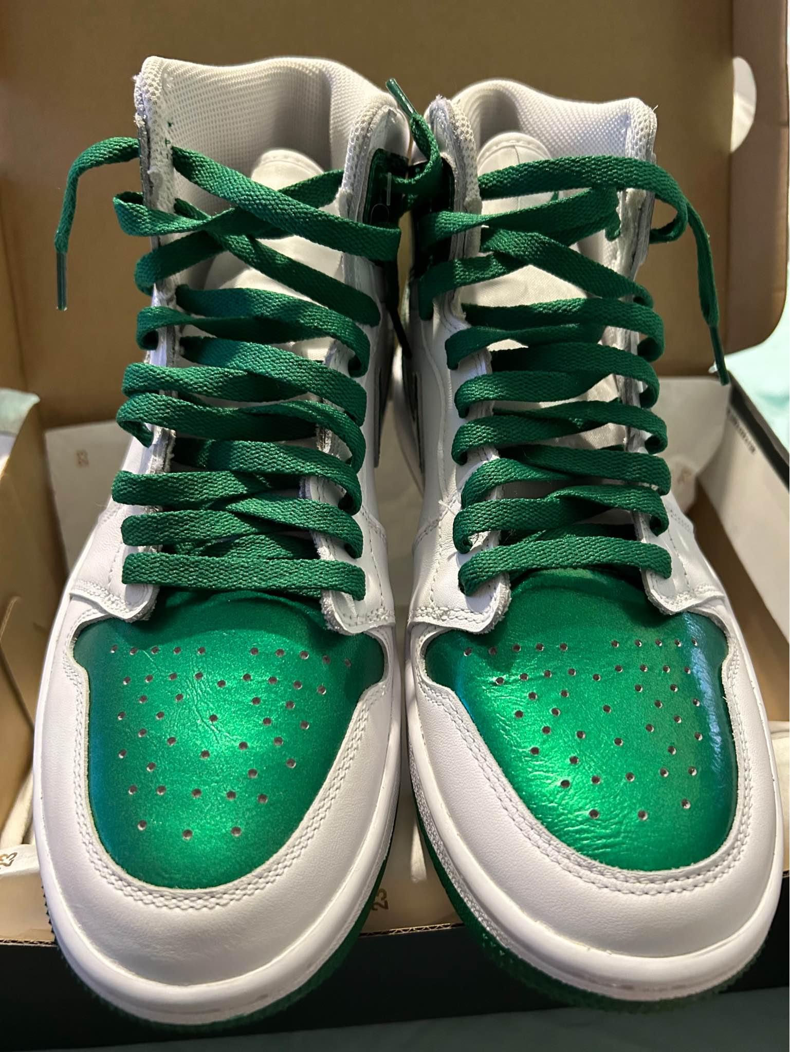 Air Jordan 1 Retro High Golf Metallic Green Size 8.5 in Men