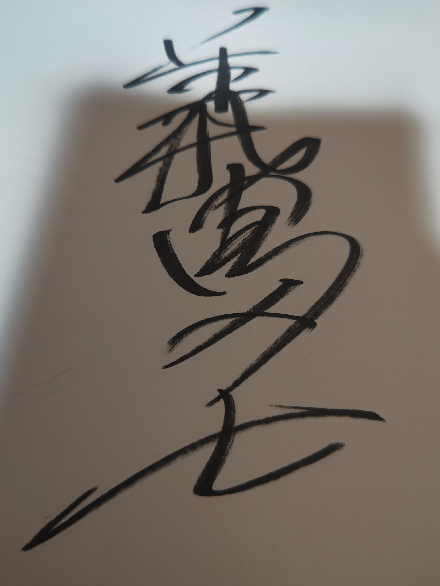 義ノ富士関にサインもらいました。部屋に飾ります