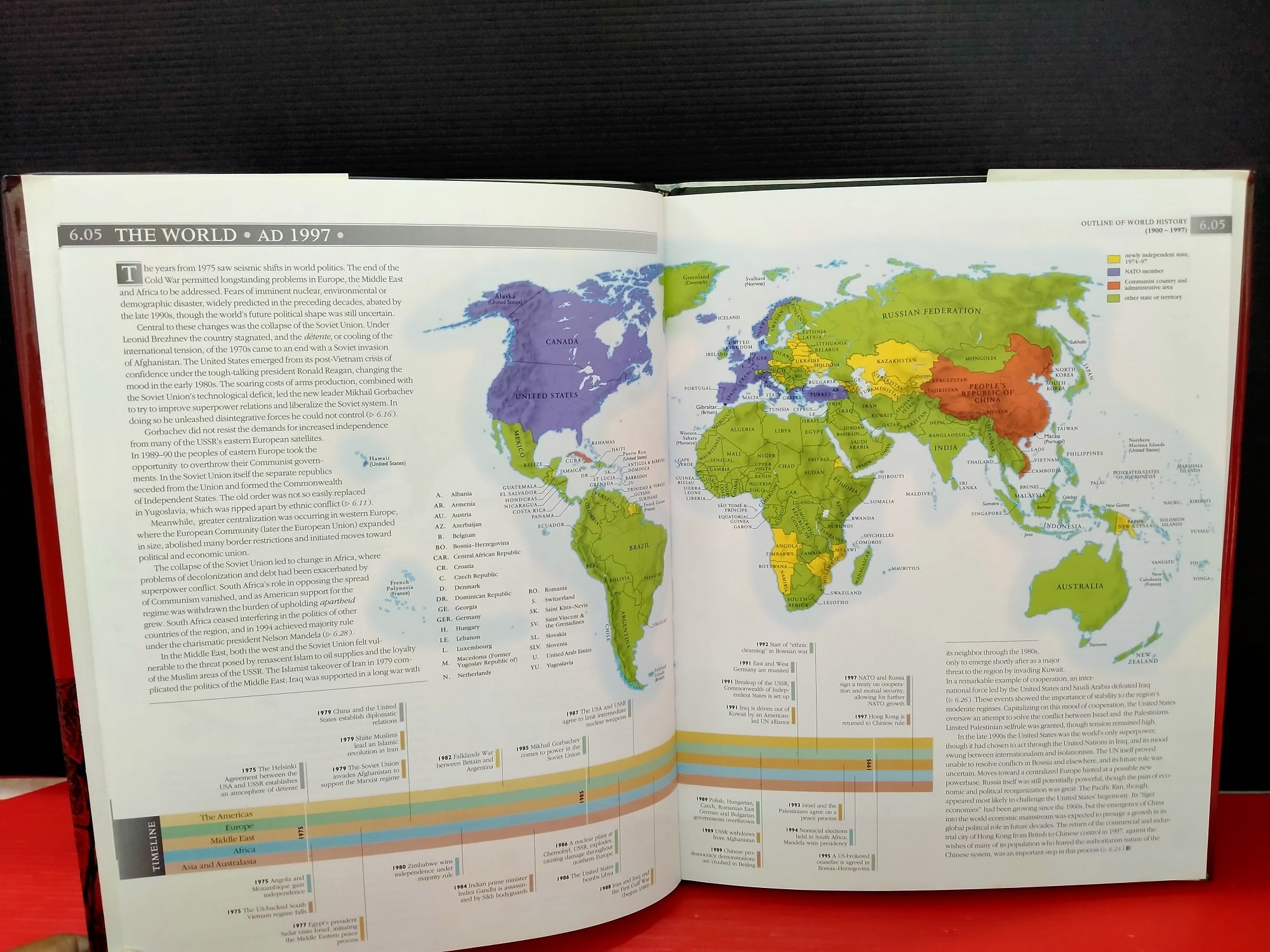 HISTORICAL ATLAS of the 20TH CENTURY ภาษาอังกฤษ 📚สภาพบ้านค่ะ^^เสื่อม ...