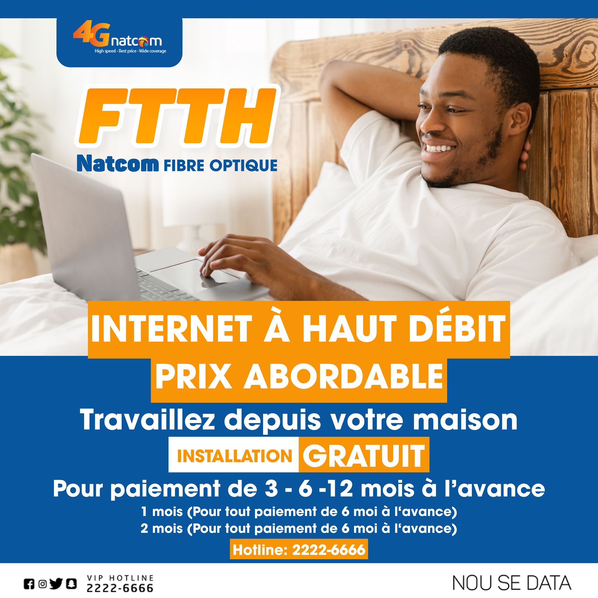 NATCOM S.A - NATCOM FTTH Faites une expérience...