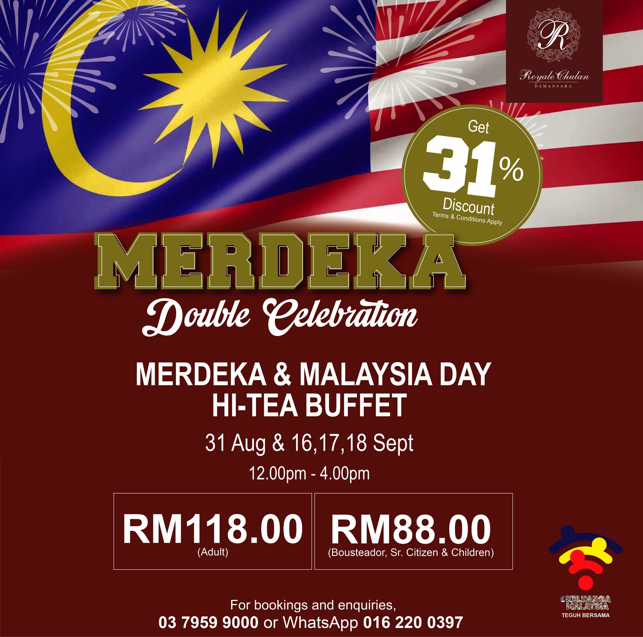 Royale - Celebrate Merdeka month and Malaysia Day with our delicious Hi ...