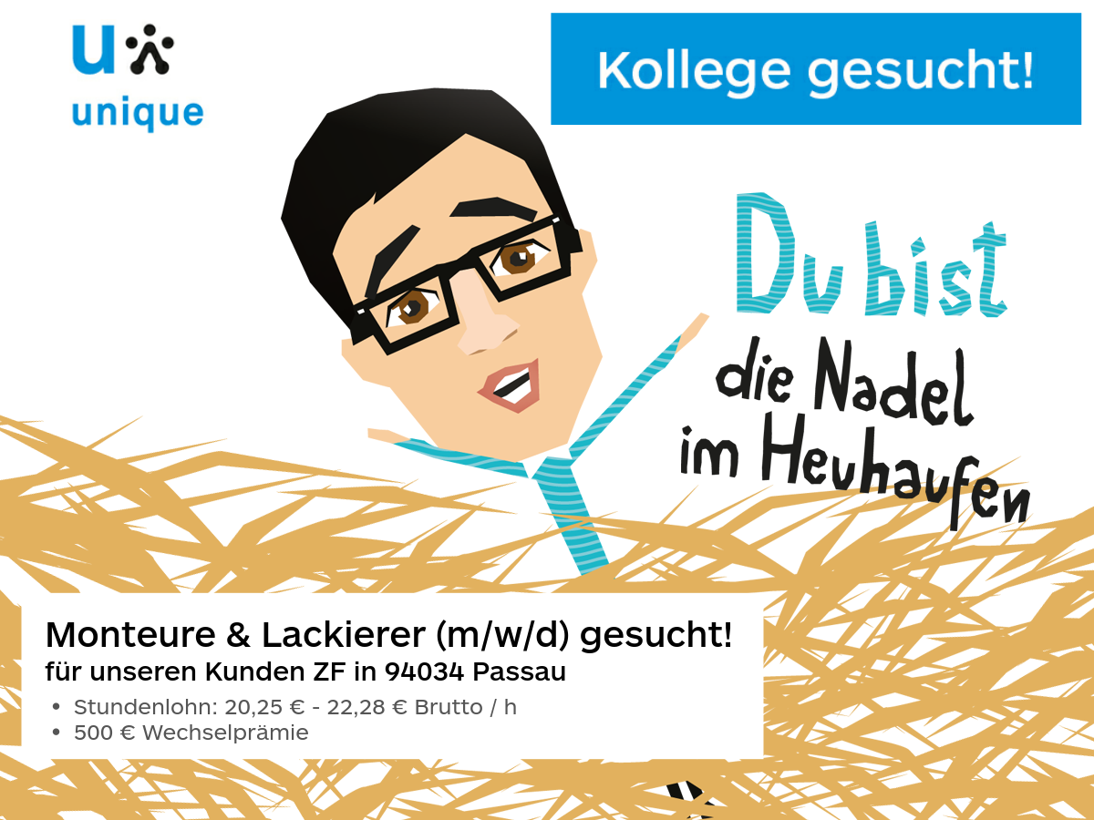 Unique Personalservice - Wir brauchen Dich: Du möchtest schon immer den ...