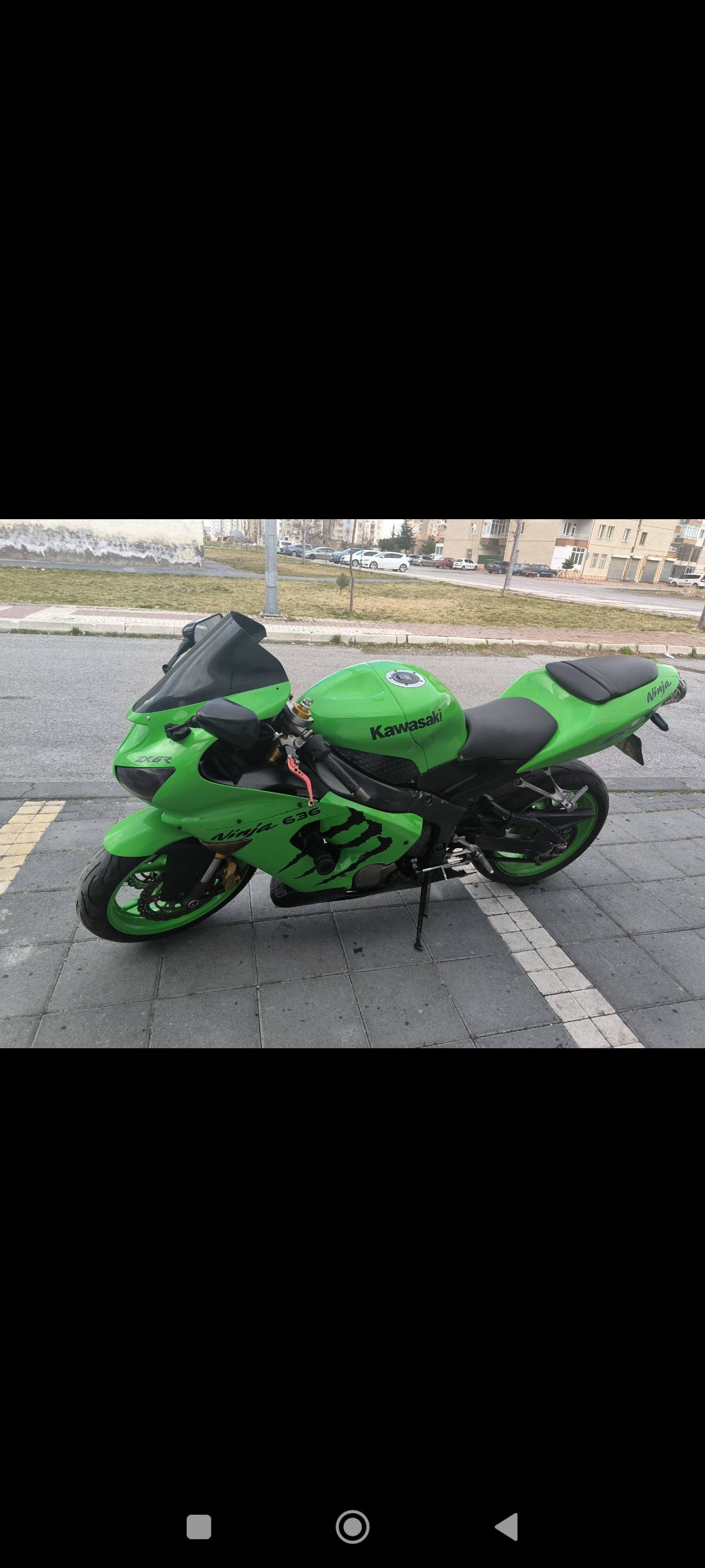 Satılık zx6 r ninja yer Kayseri fiyat 220 model 2005