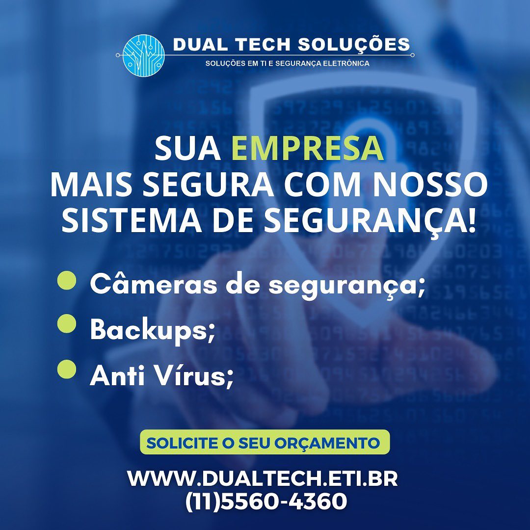 Dual Tech Soluções em TI e Segurança Eletrônica | São Paulo SP