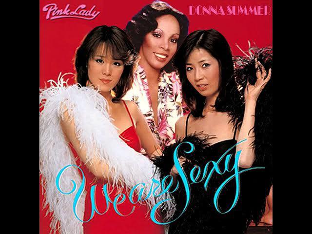 Found on X: Donna with the Japanese pop duo Pink Lady, formed by