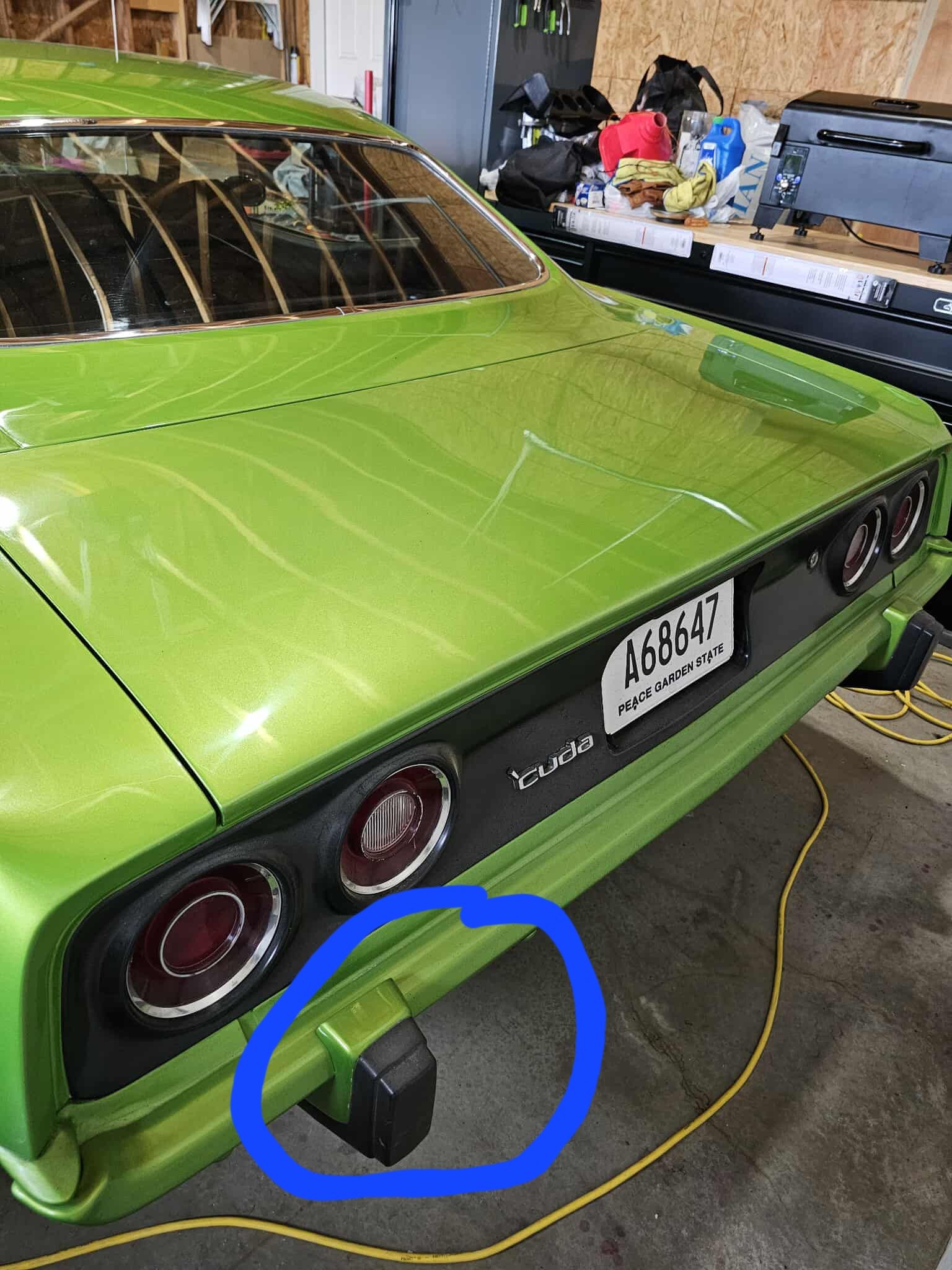 Will the 68' front bumper and brackets mount up to my 75