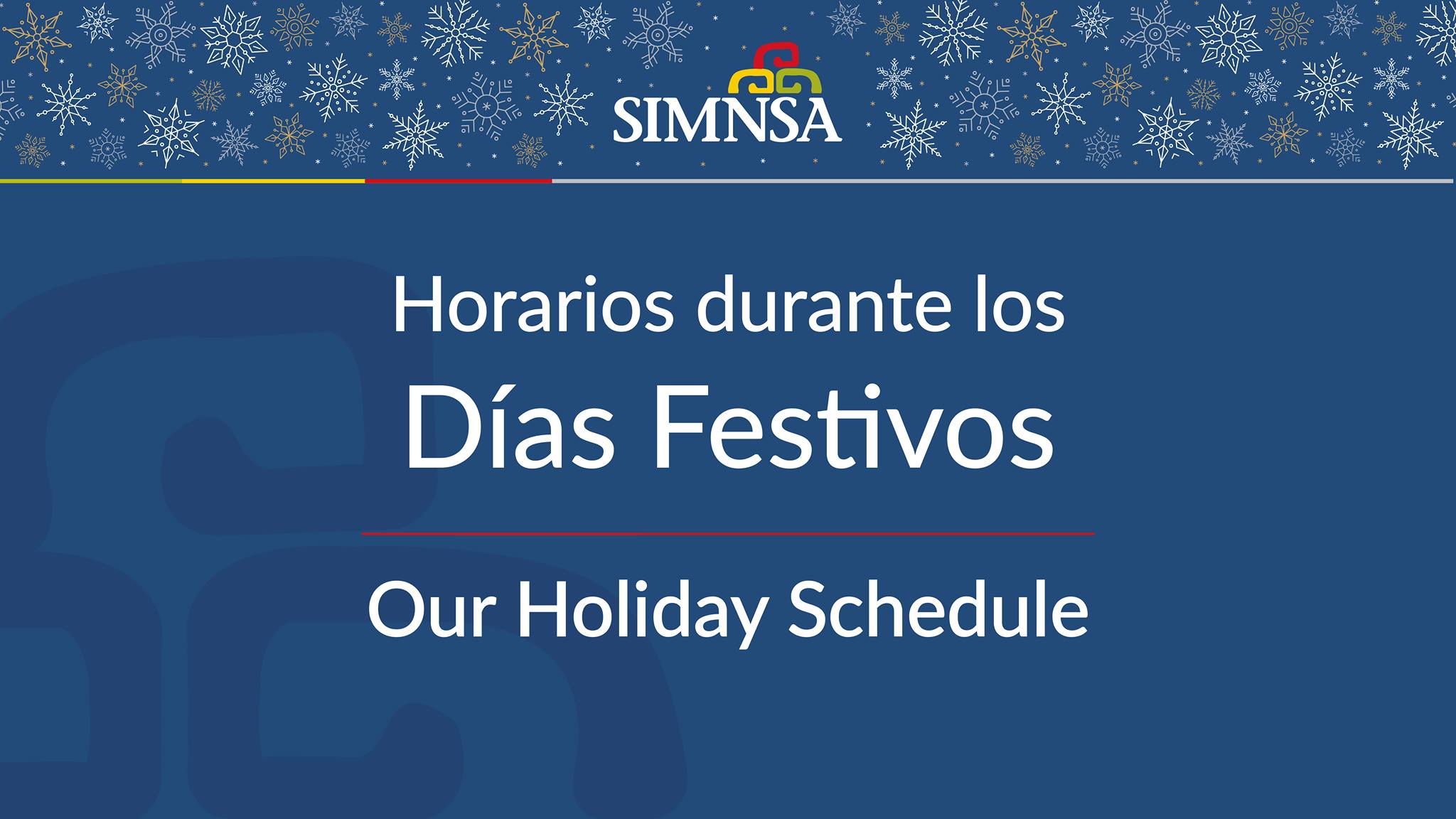 Les notificamos a todos nuestros... - Simnsa Health Care