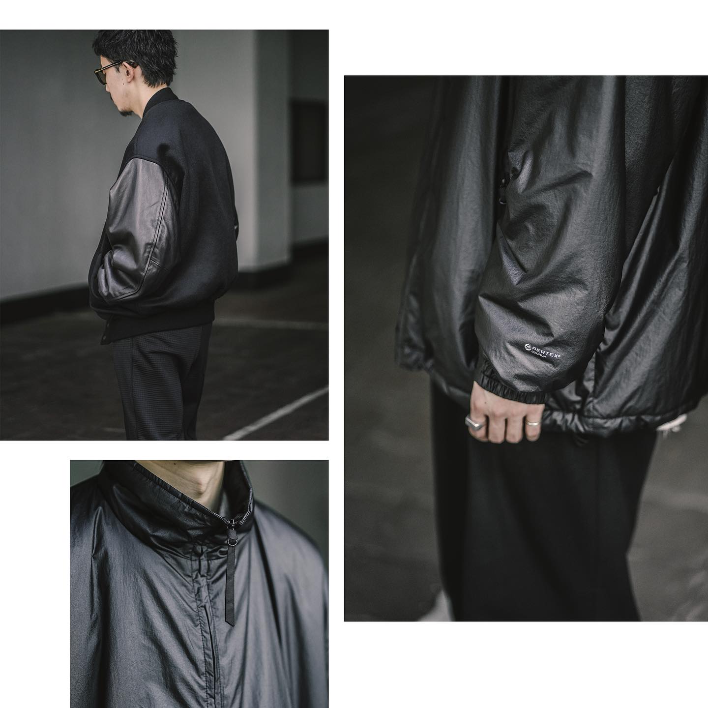 ref. - . Graphpaper “PERTEX® QUANTUM Insulated Blouson” COL: BLACK 