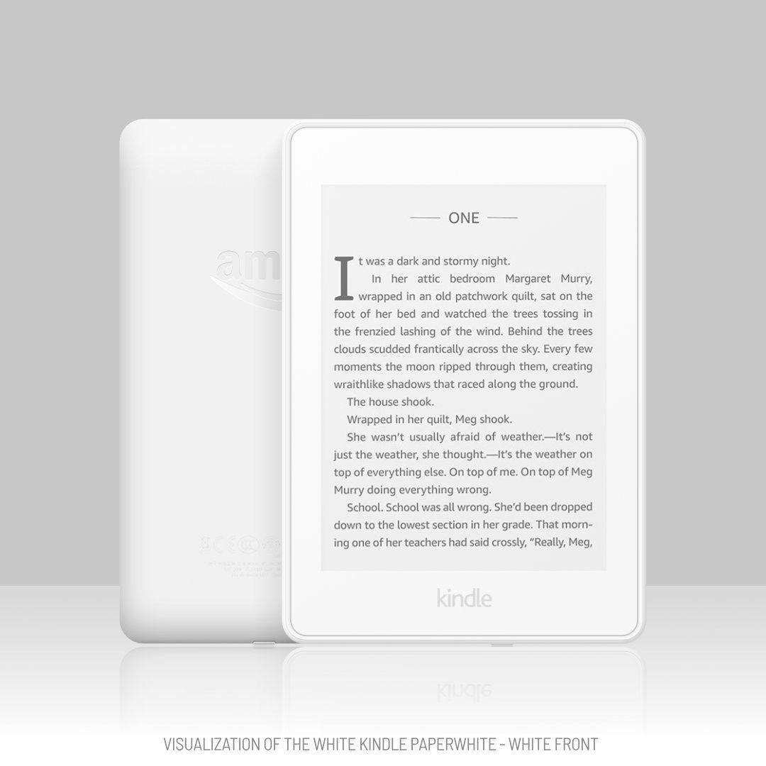 Ebook Friendly - We have visualized how a white Kindle...