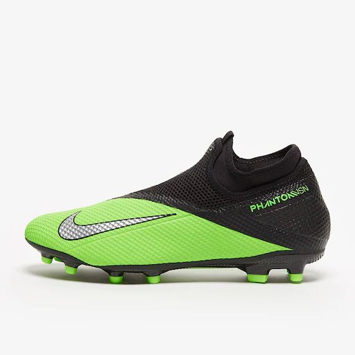 Nike Phantom VSN II Academy DF FG - Green Strike/Platinum/Black