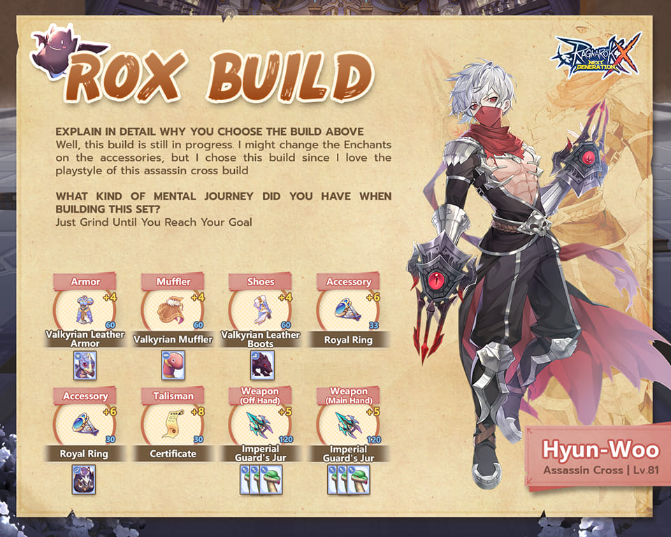 Ragnarok - ROX Build ⚔ Adventurers, today we have Adventurer who will ...