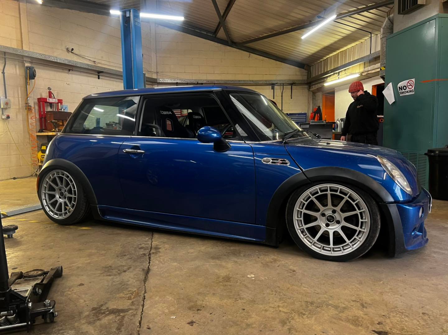 Stunning Hyper blue R53 in for rear... - Hyper Works Garage | Facebook