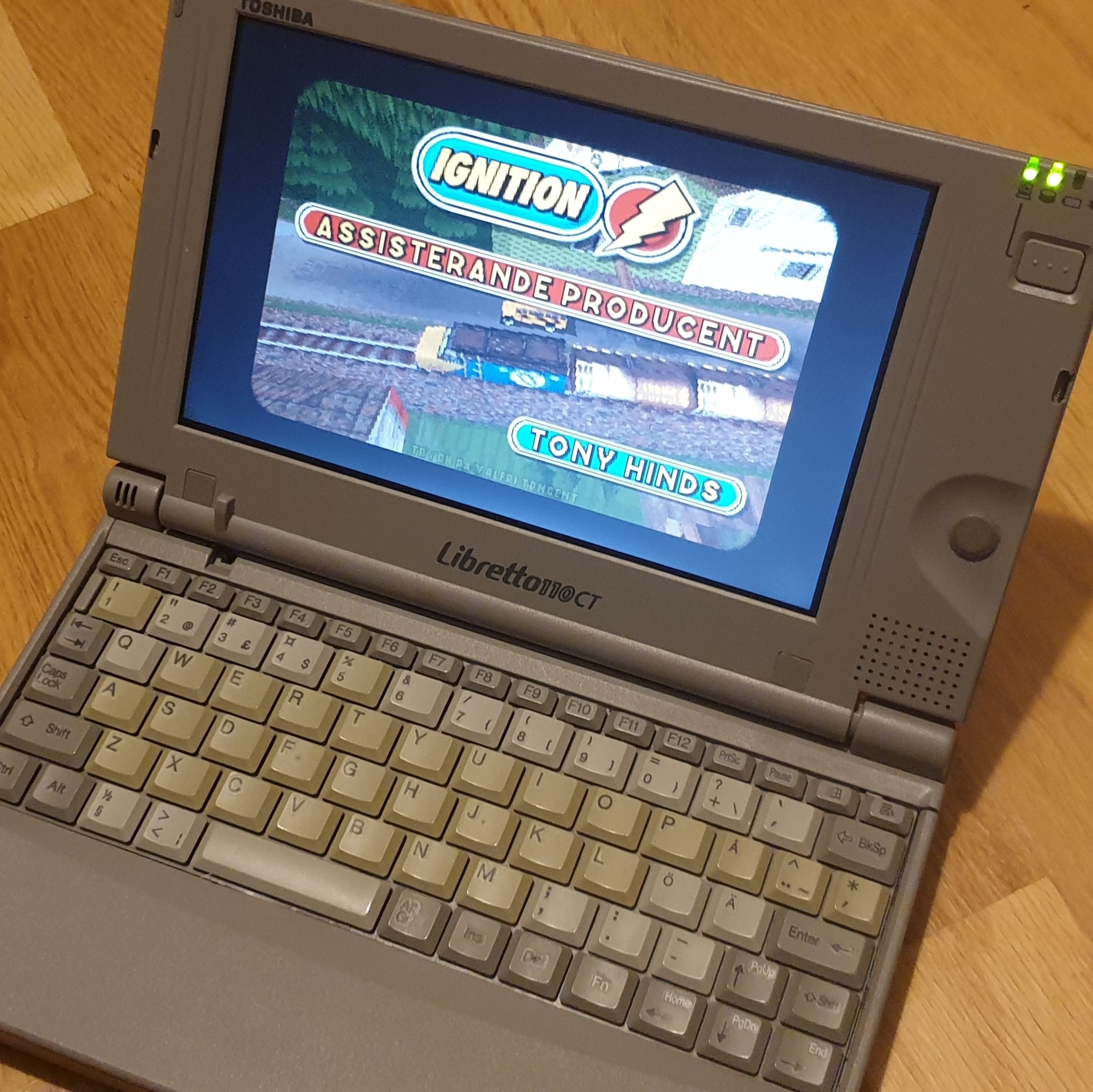 Notebook Toshiba J-3100GT SX 🇯🇵 Intel 386SX 4MB Ram 80s
