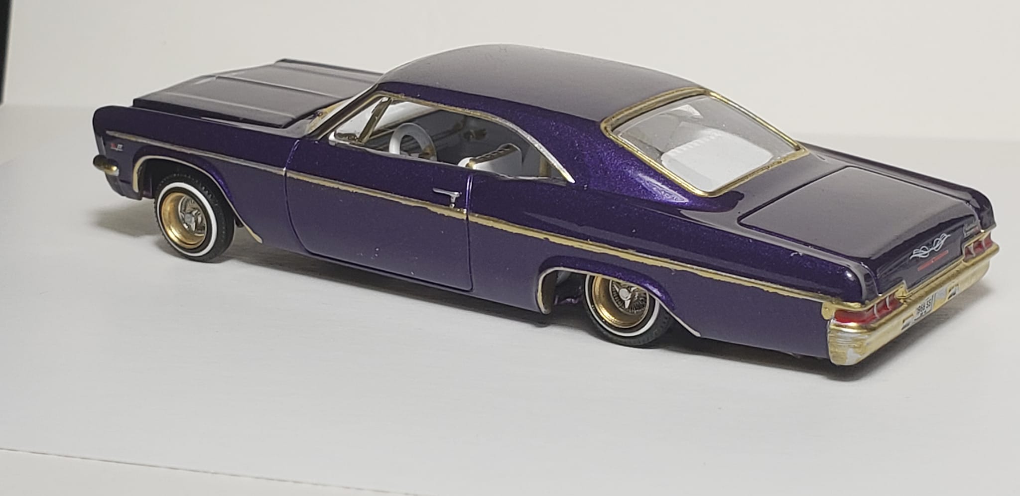 Revell 66 Impala lowrider gets solid color repaint