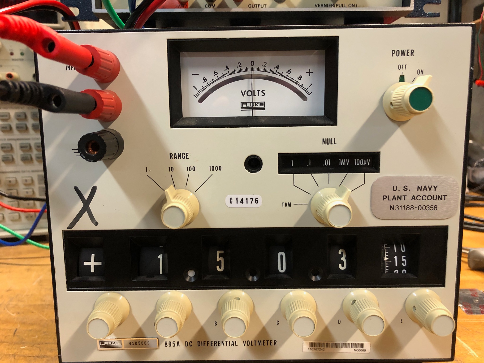 Yokogawa 7562 meter behavior with DC volts