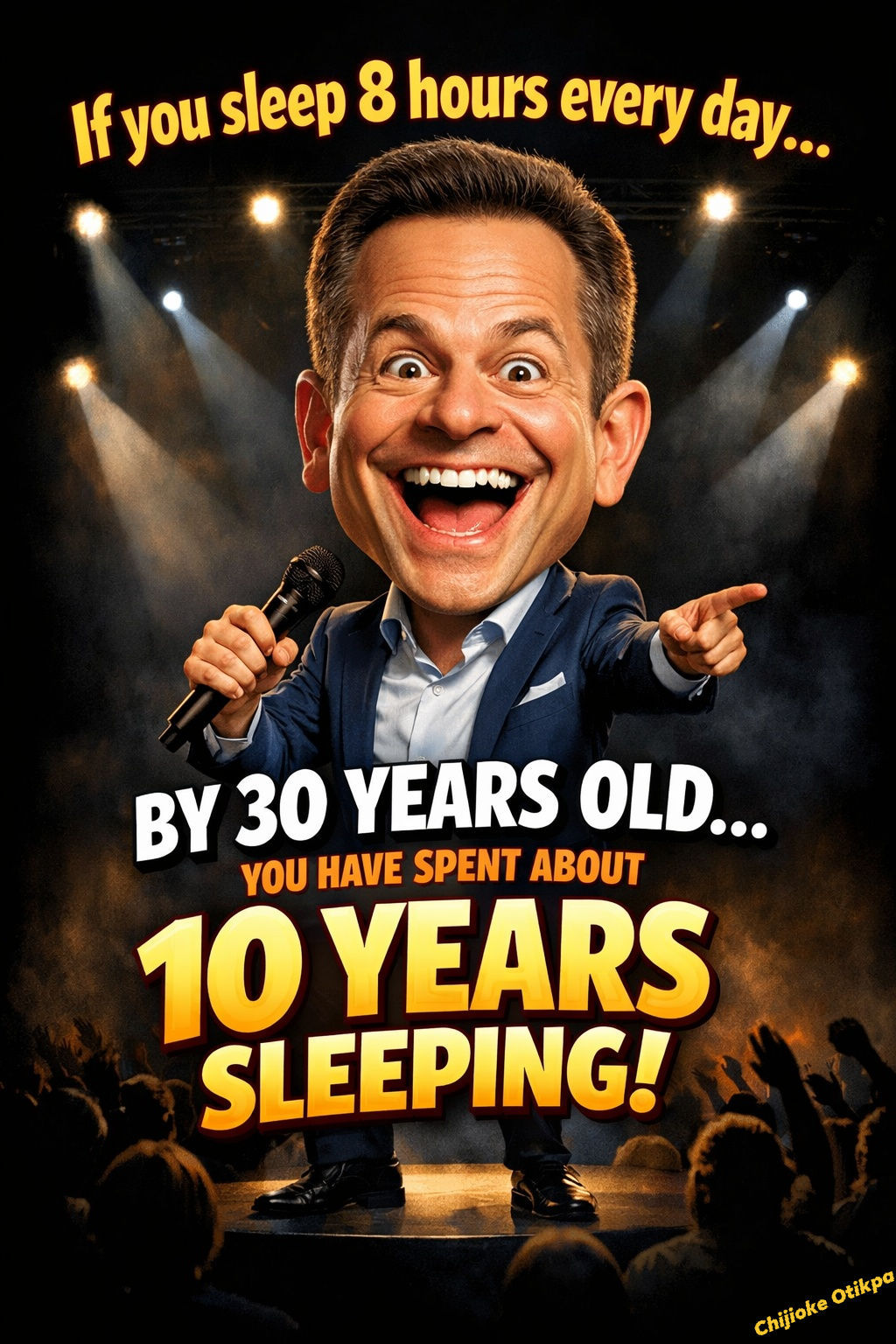 Hours spent sleeping in a lifetime
