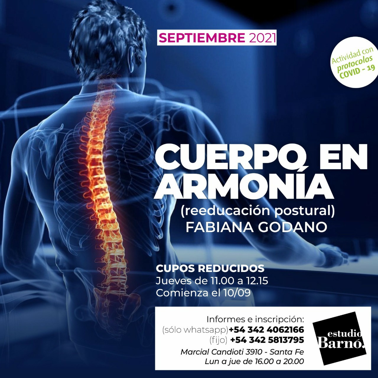 Estudio Barnó - 🧘‍♀️ Cuerpos en armonía 🧘 🤩 Estamos... | Facebook