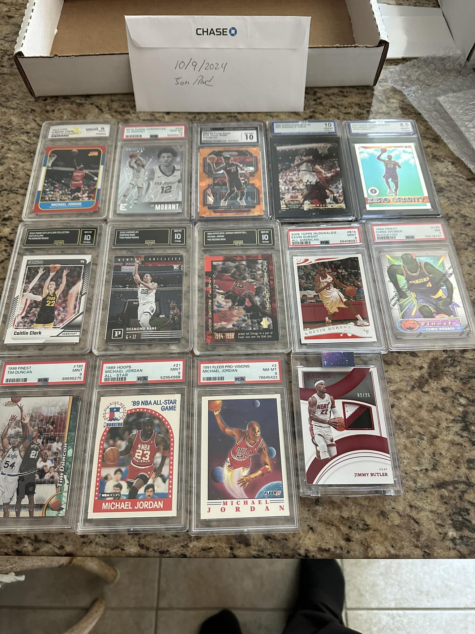 NBA HIGH GRADE SUPERSTARS & ROOKIES. JORDAN, CHAMBERLAIN, CURRY 