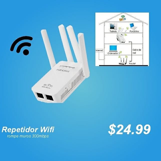 Hometec Store - Mini Router Repetidor wifi Inalambrico 4...