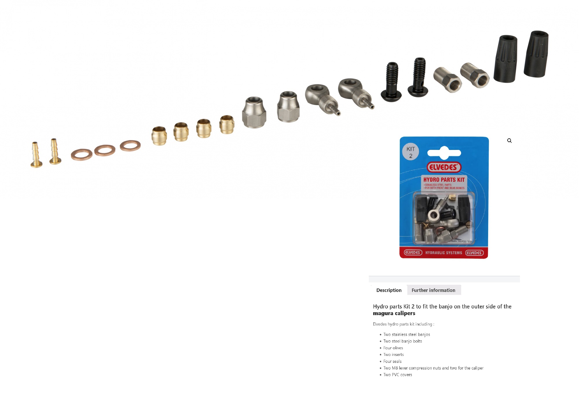 Elvedes Magura Mt4 Rubber O-ring 10 Units Blau