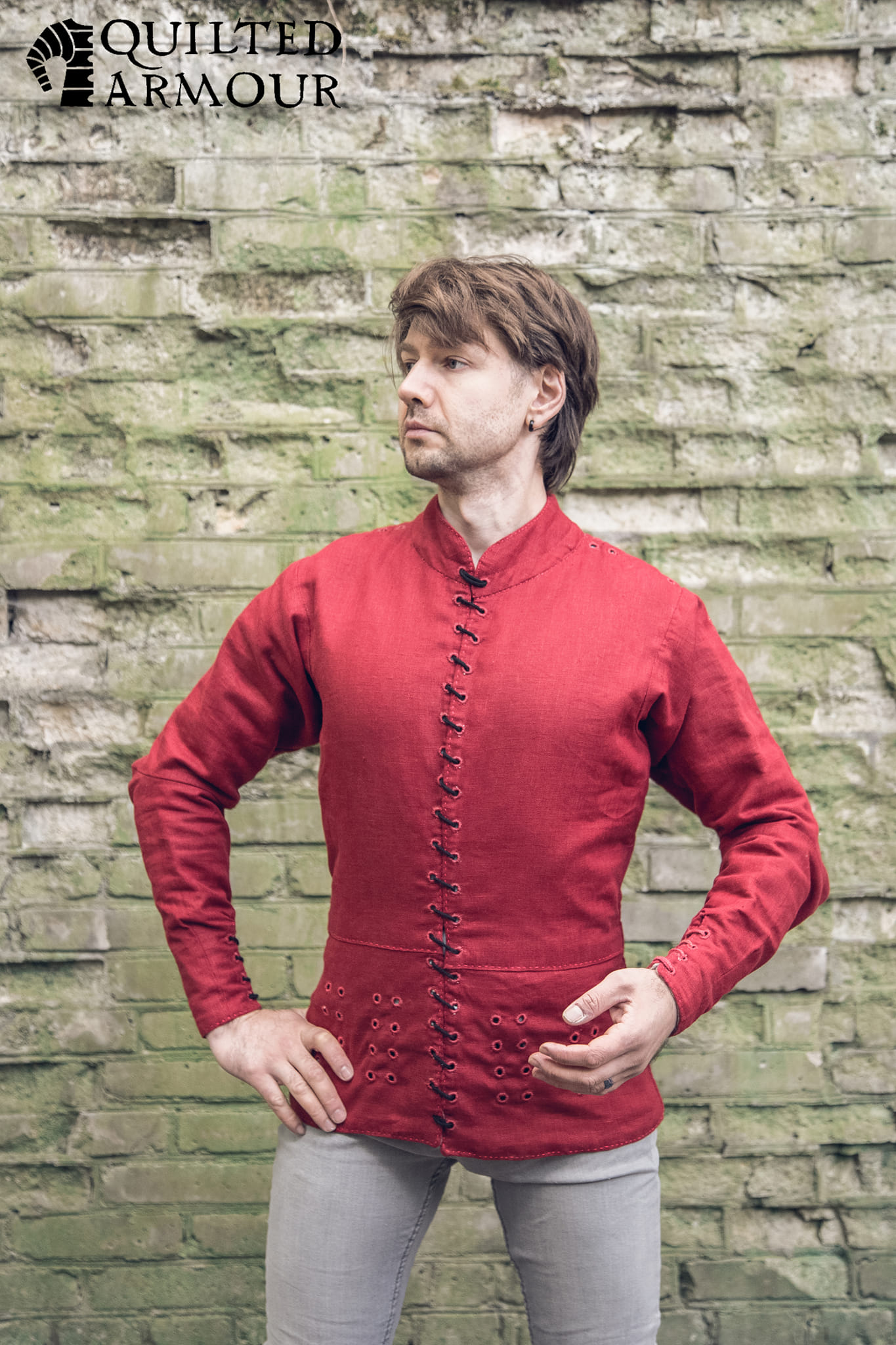 We present you our new amazing project, the linen arming doublet 