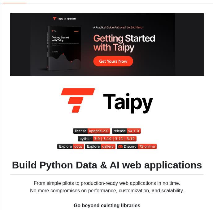 Thongchai - 🧠 Taipy คือ framework Python ที่ช่วยแปลง data pipeline และ ...