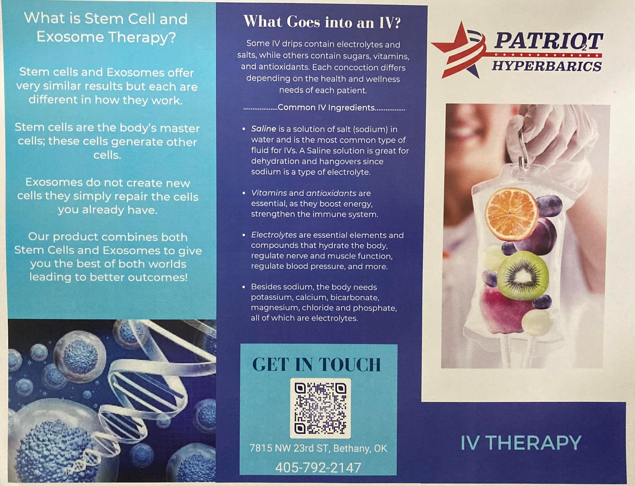 Patriot Hyperbarics... - Patriot Hyperbarics and IV Therapy