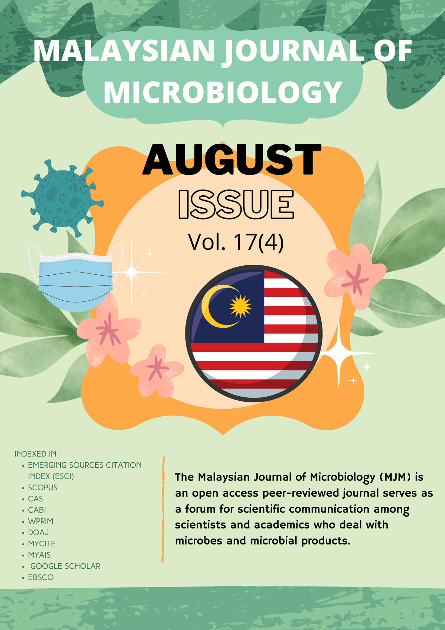 Our latest issue... - Malaysian Journal of Microbiology - MJM