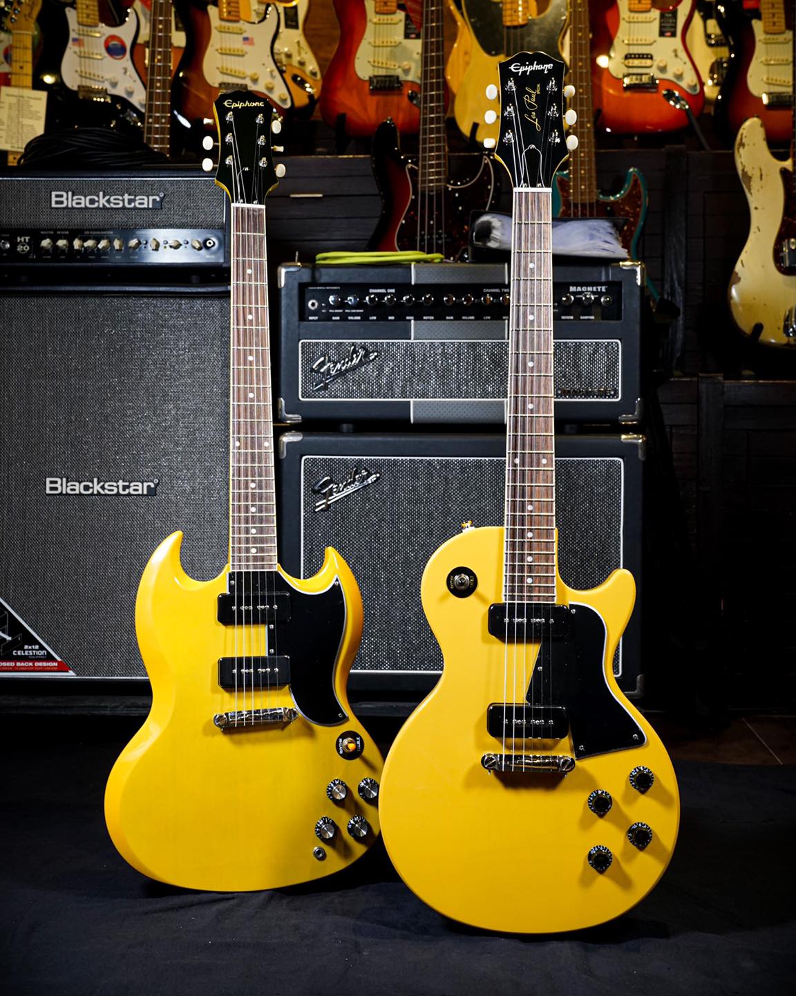 We are “TV YELLOW” #epiphone #gibson #lespaul #SG #guitar #bigtone