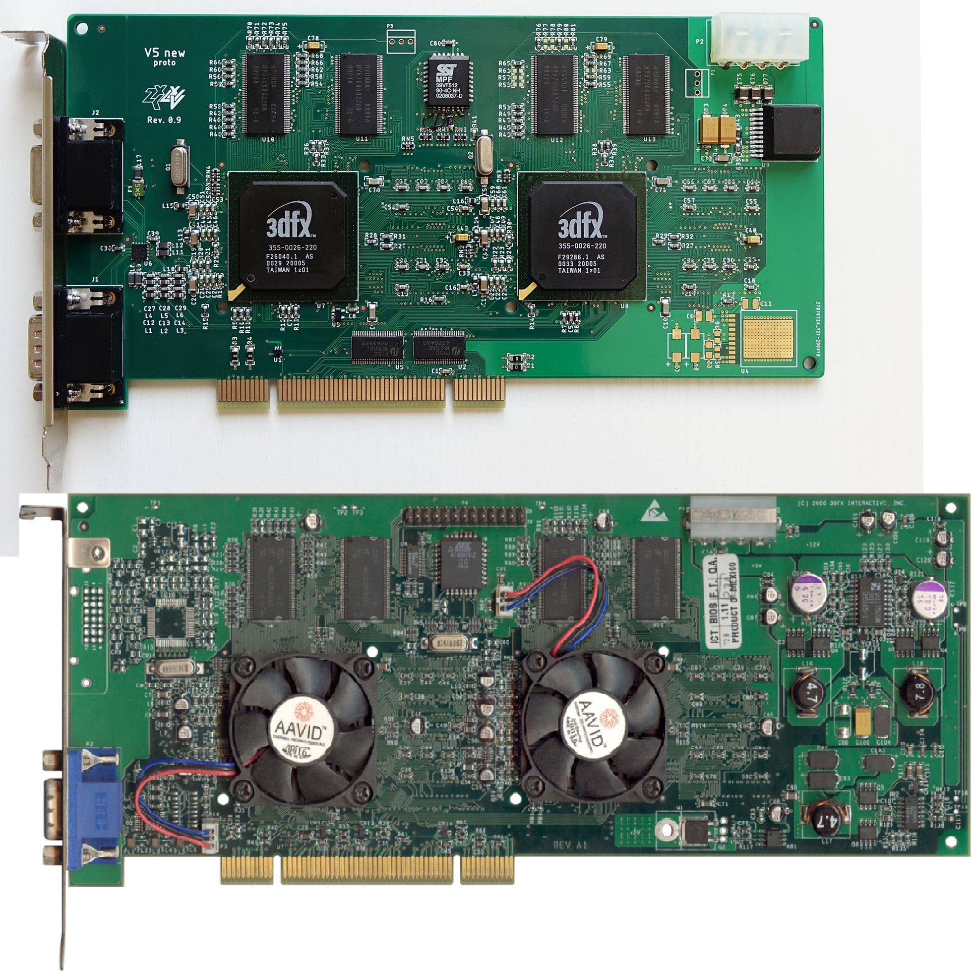 3dfx voodoo5 5500 agp graphics card